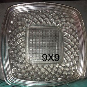 Multi pattern clear dish